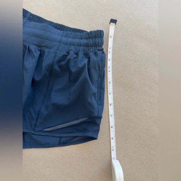 Lululemon — Hotty Hot Women's Navy Athletic Shorts — Size 12 — NWT - Picture 7 of 12